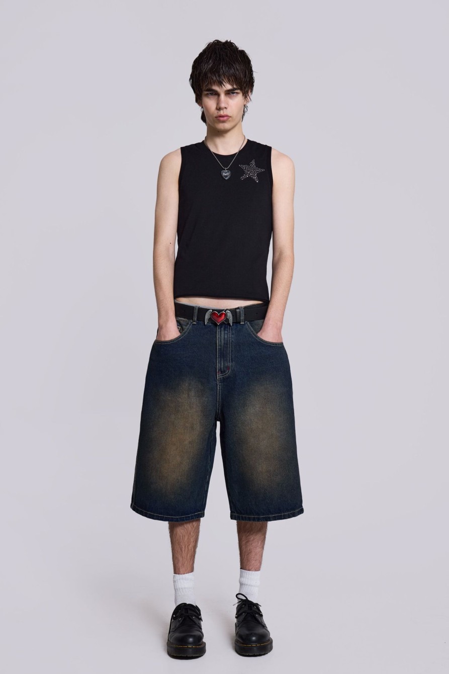 Jaded London Bronx Jumbo Fit Denim Jorts | Shorts & Jorts