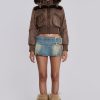 Jaded London Lennux Faux Fur Bomber Jacket | Outerwear