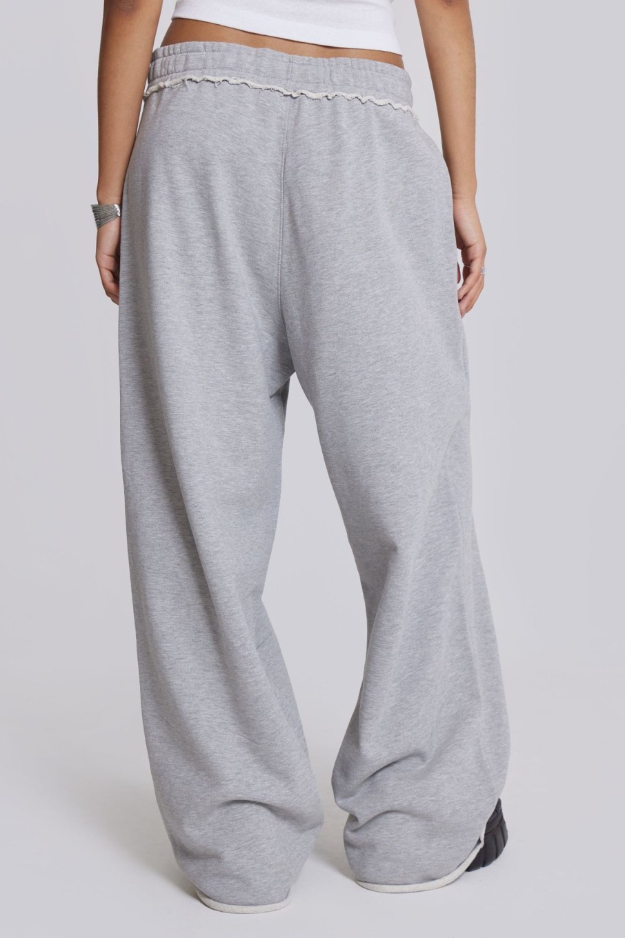 Jaded London Grey Marl Monster Joggers | Loungewear