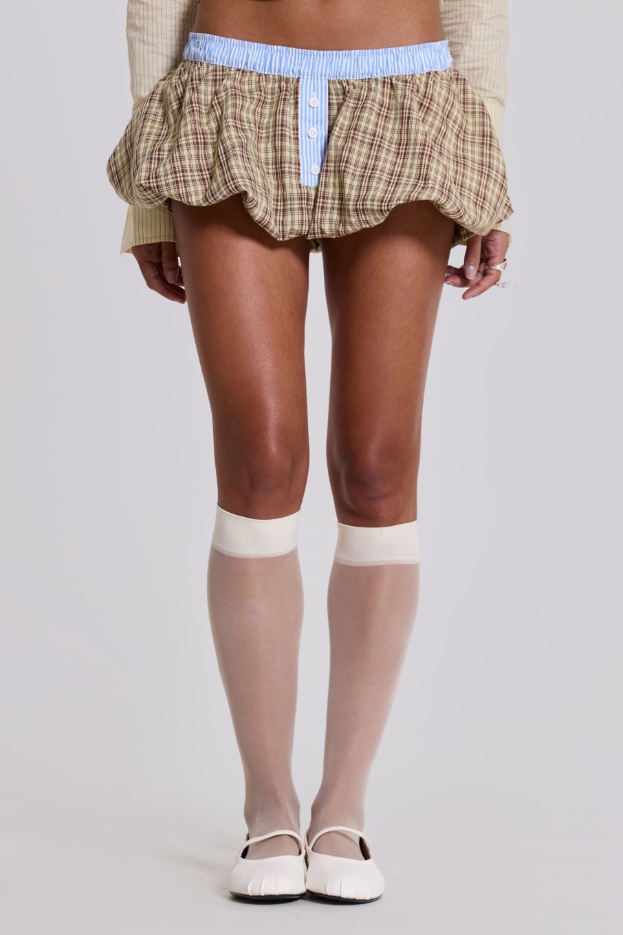 Jaded London Lulu Puffball Boxer Micro Skirt | Mini Skirts