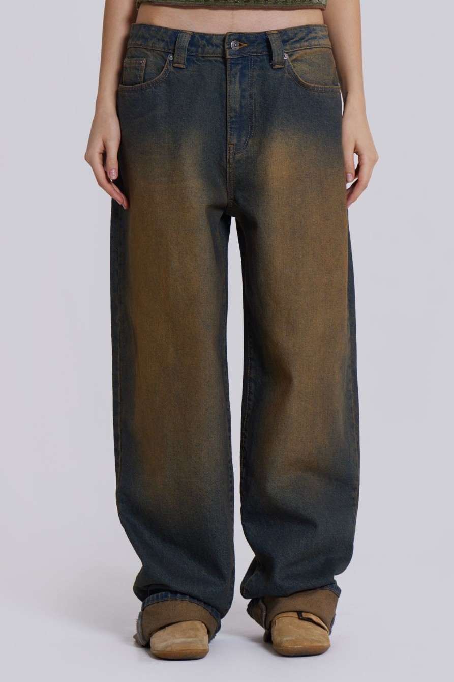 Jaded London Sonic Jeans In Dirty Wash | Baggy Jeans