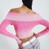 Jaded London Candy Pink Tribeca Knitted Top | Knitwear