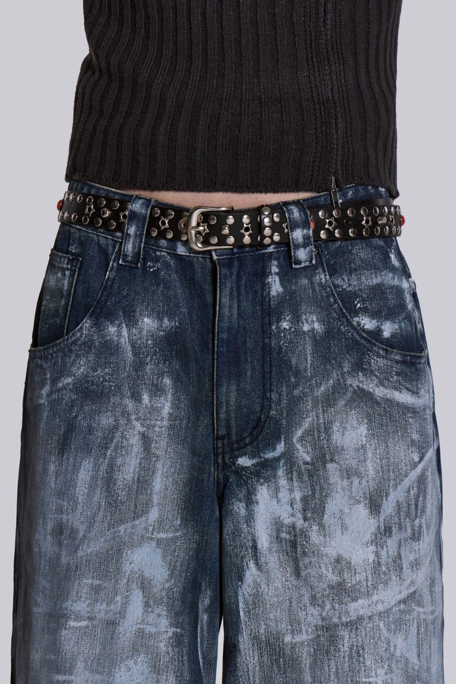 Jaded London Blue Painter Colossus Jeans | Jeans