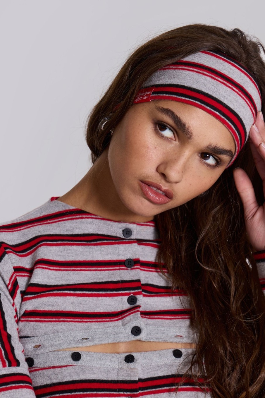 Jaded London Isla Stripe Headband | Accessories