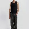 Jaded London Black Mist Vest | Basics