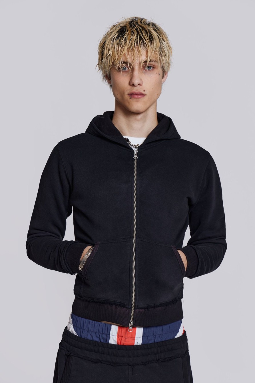 Jaded London Black Mini Monster Hoodie | Basics