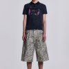 Jaded London Leopard Fade Colossus Jorts | Shorts & Jorts