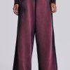 Jaded London Deep Red Fade Monster Joggers | Loungewear