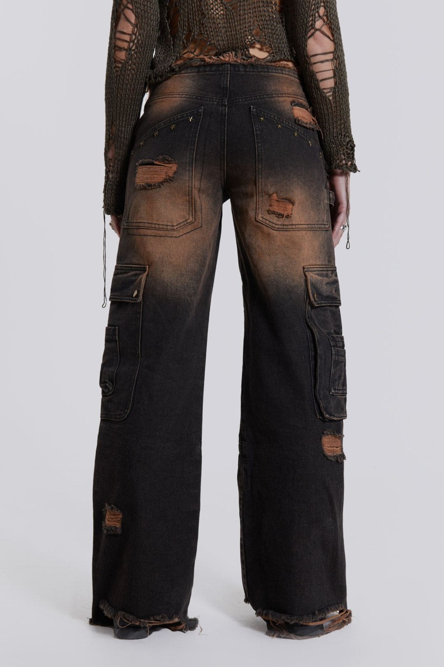 Jaded London Cadet Cargo Jeans | Baggy Jeans