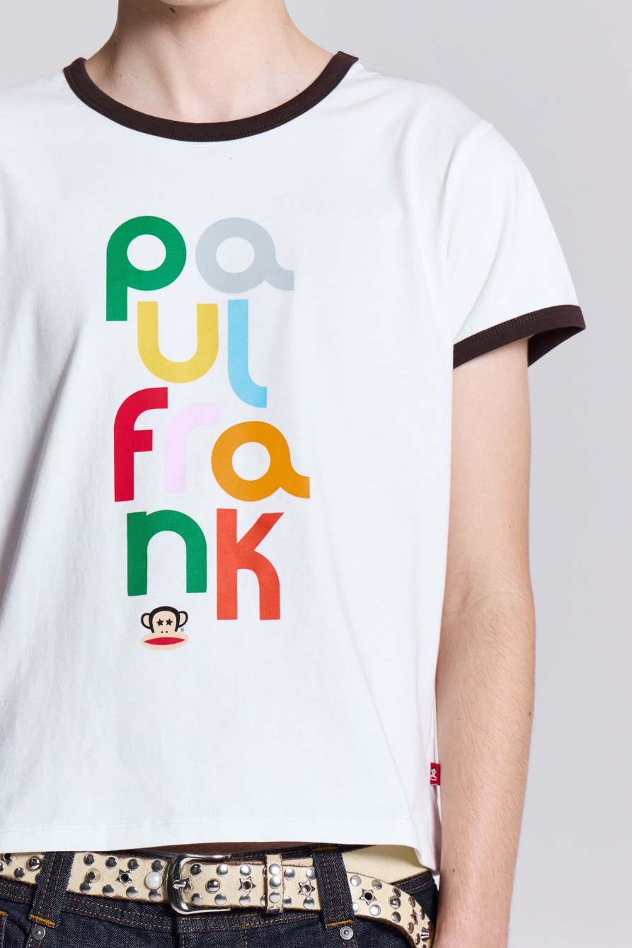 Jaded London Paul Frank Spellout Ringer | T-Shirts