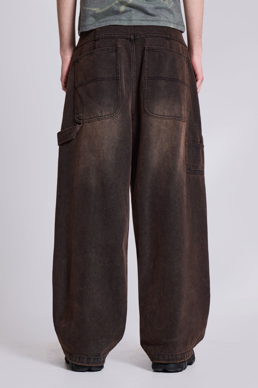 Jaded London Brown Colossus Carpenter Jeans | Jeans