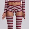 Jaded London Isla Stripe Mini Shorts | Shorts & Jorts