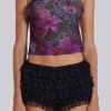 Jaded London Rhea Lace Bloomer Shorts In Black | Shorts & Jorts