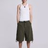 Jaded London Khaki Parachute Cargo Shorts | Shorts & Jorts