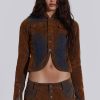 Jaded London Zebe Velvet Touch Jacket | Outerwear