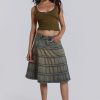 Jaded London Kutki Denim Midi Skirt | Midi Skirts