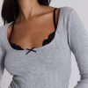 Jaded London Anna Bra Long Sleeve Top | Long Sleeve Tops