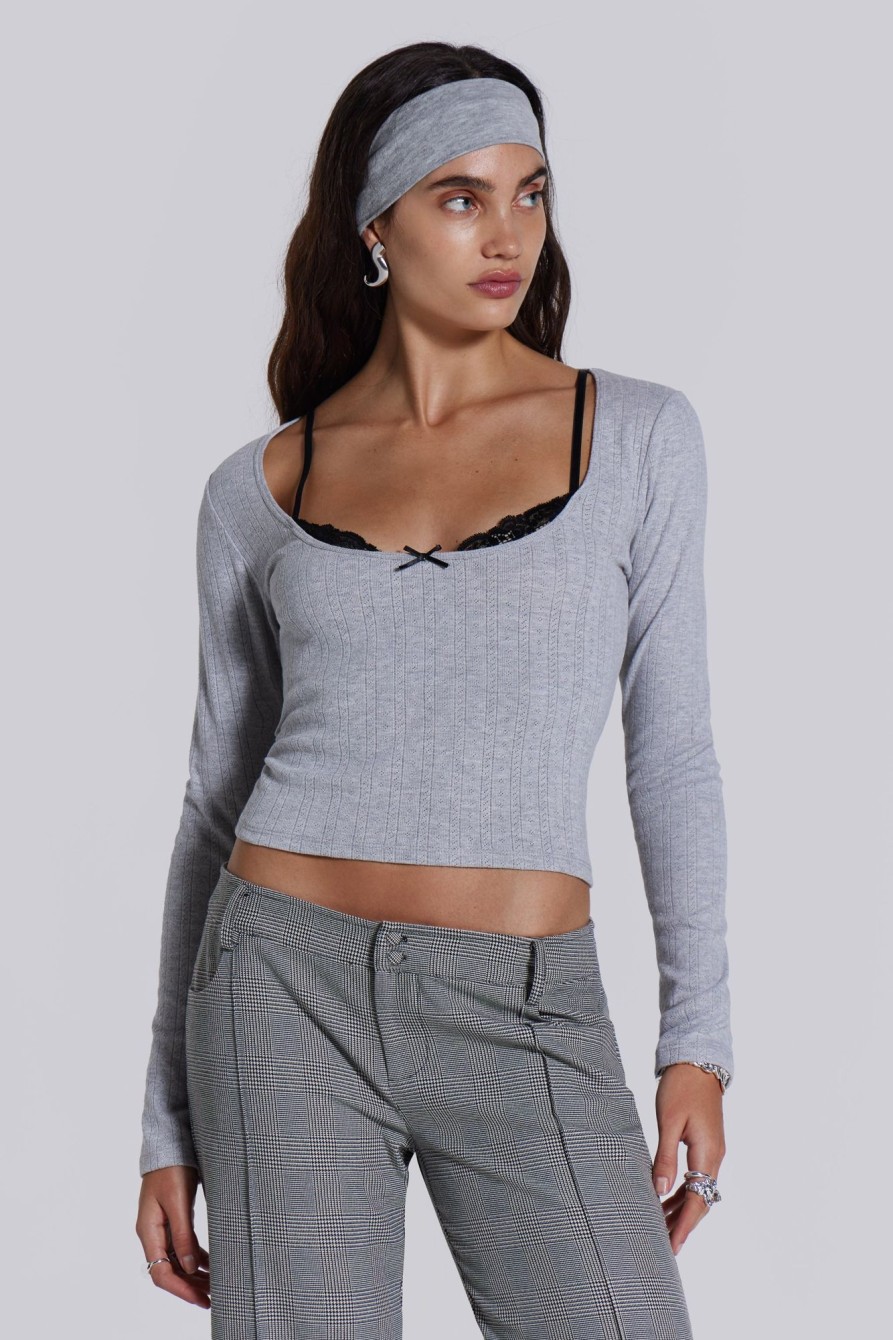 Jaded London Anna Bra Long Sleeve Top | Long Sleeve Tops