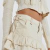 Jaded London Santal Linen Cargo Mini Skirt | Mini Skirts