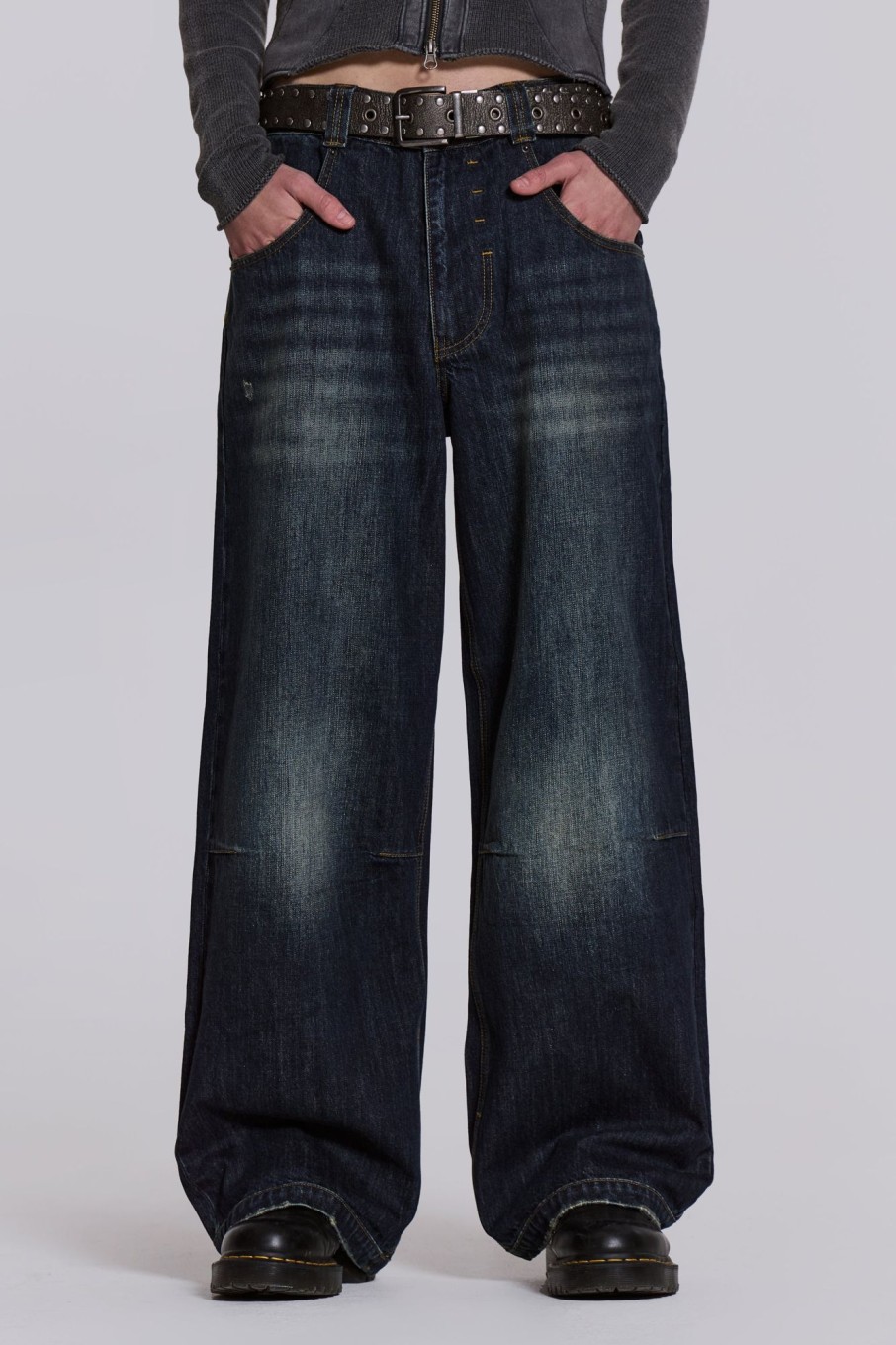 Jaded London J-L Indigo Colossus Jeans | Jeans