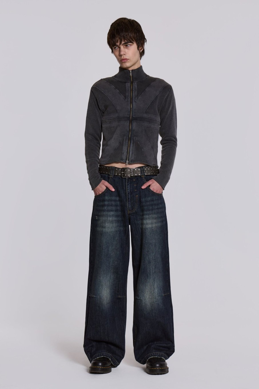 Jaded London J-L Indigo Colossus Jeans | Jeans