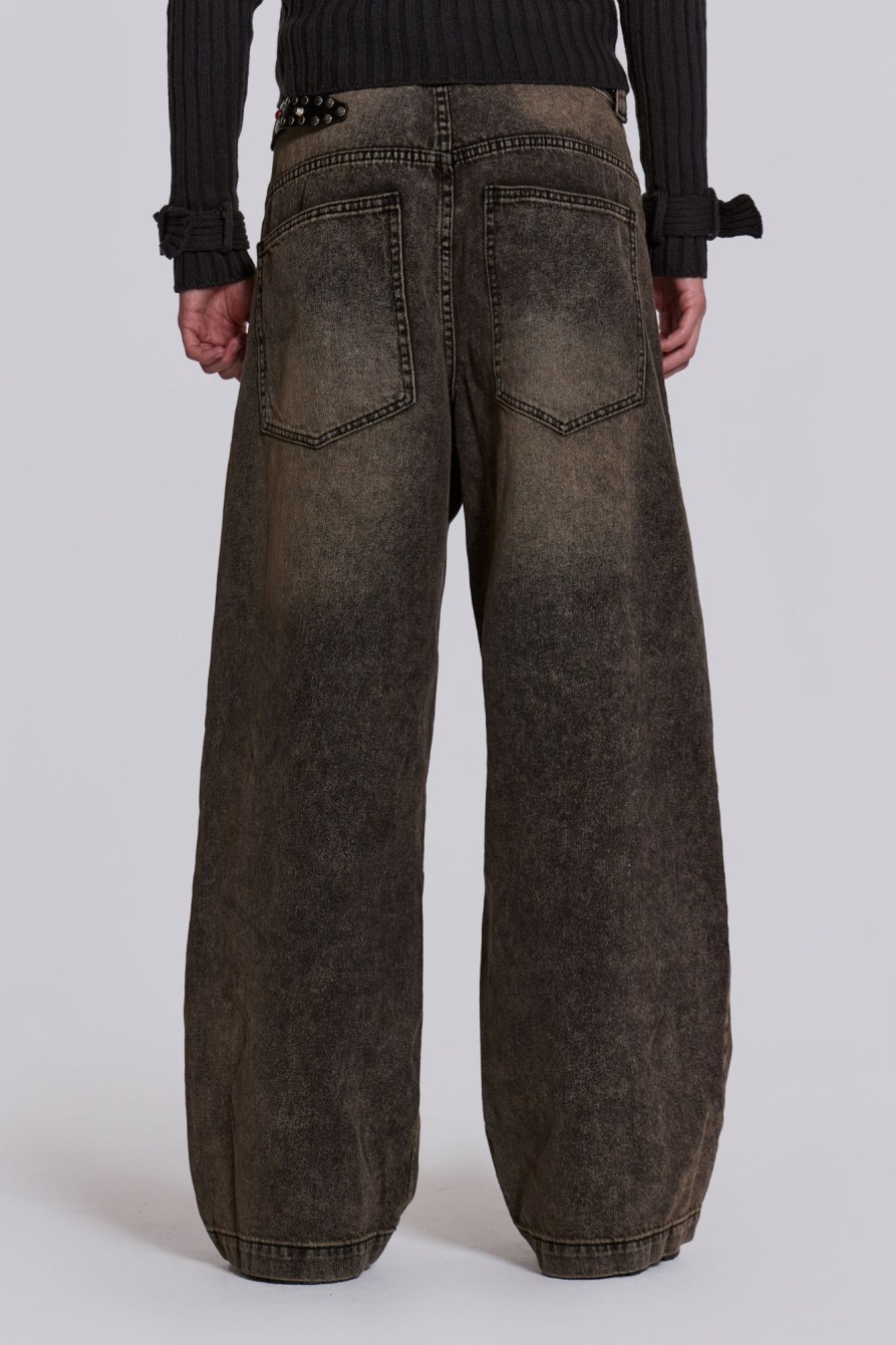 Jaded London Acid Brown Colossus Jeans | Jeans