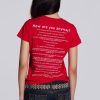 Jaded London Red How Are You? Tee | T-Shirts