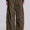 Jaded London Forest Camo Parachute Pants | Trousers & Pants