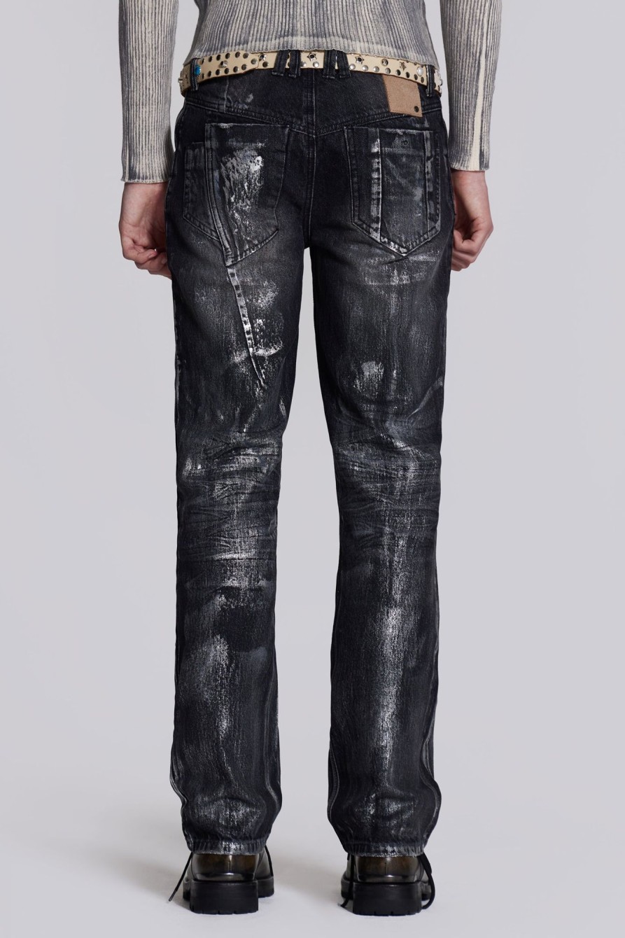 Jaded London Gunmetal Reed Jeans | Jeans