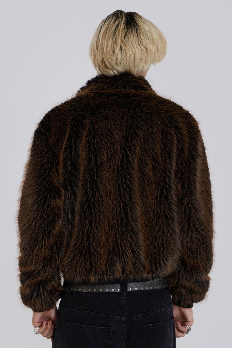 Jaded London Mendoza Faux Fur Jacket | Outerwear