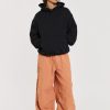 Jaded London Rust Orange Parachute Cargo Pants | Trousers & Pants