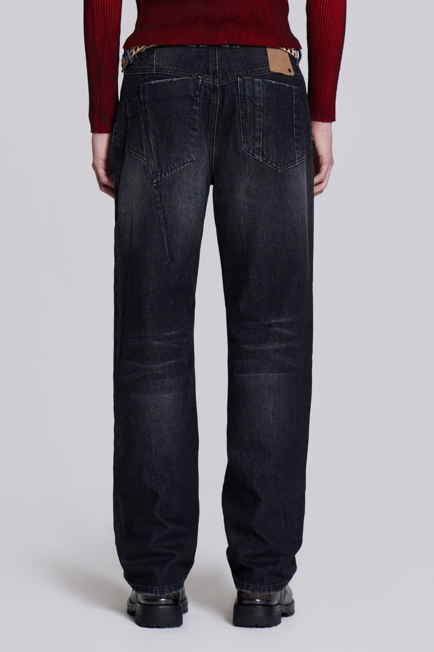 Jaded London Washed Black Reed Jeans | Jeans