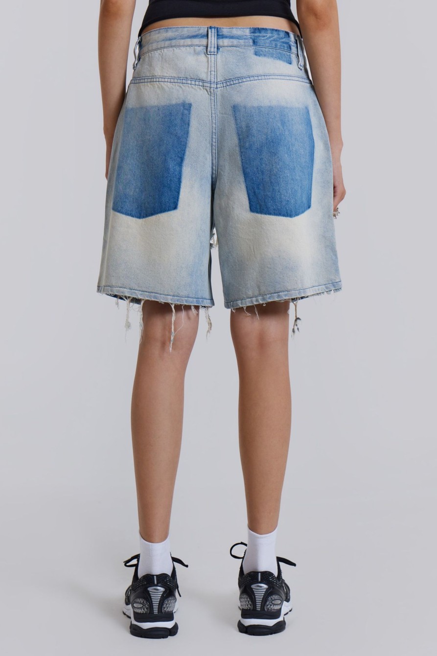 Jaded London Vault Denim Shorts | Jorts