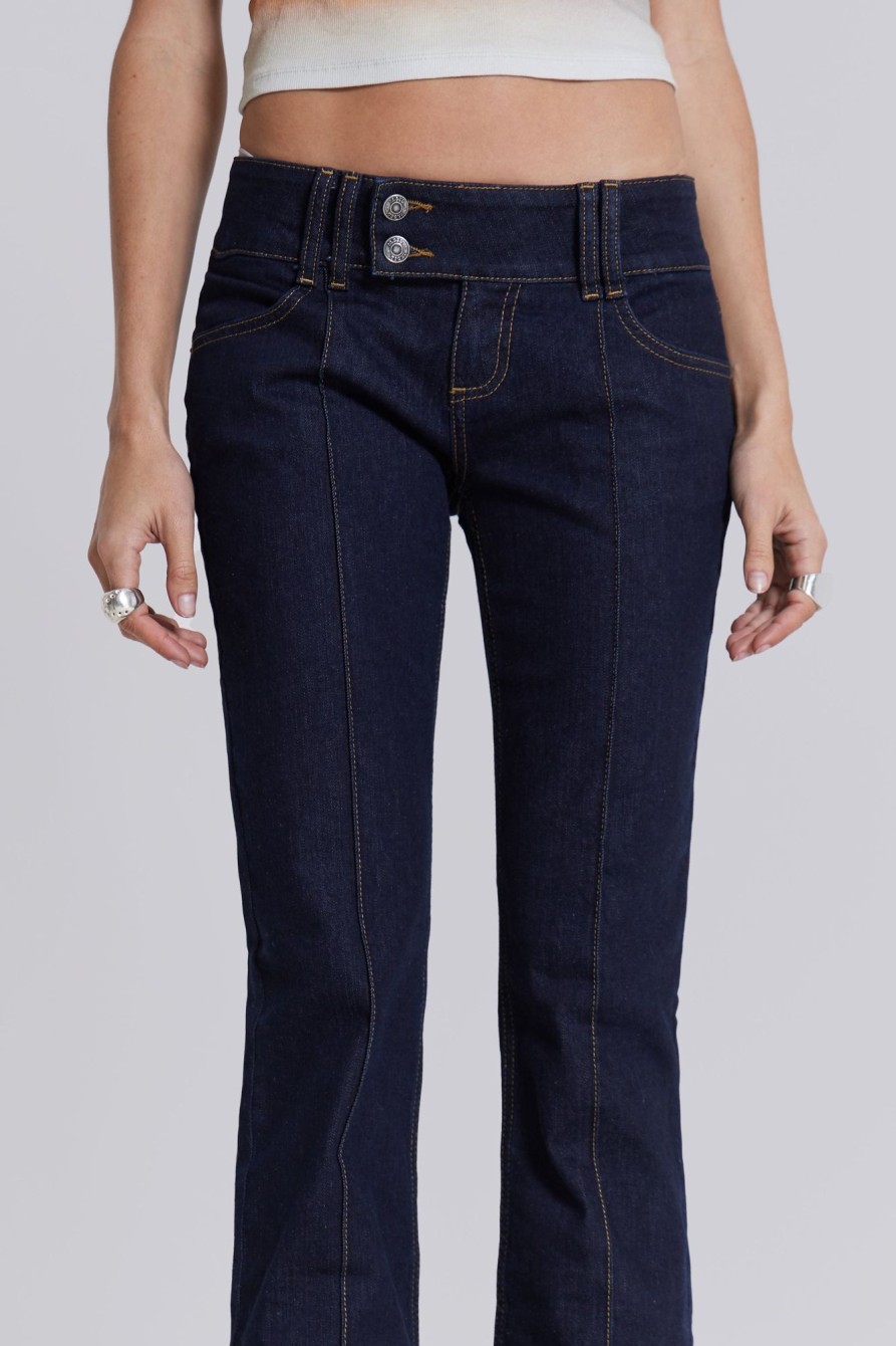 Jaded London Indigo Thirteen Jeans | Slim/Straight Jeans