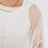 Jaded London White Labyrinth Jumper | Knitwear